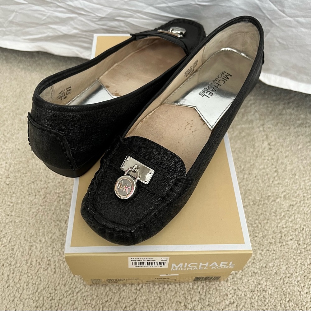 Michael Kors Hamilton Loafers in Black Leather